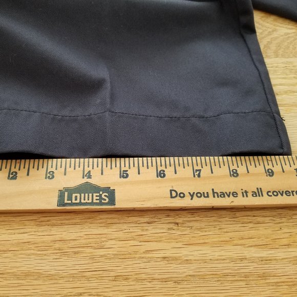 Izod Mens 39x27 Chino Pants Khaki Dark Navy Blue Pleated Cotton EUC - Picture 8 of 9